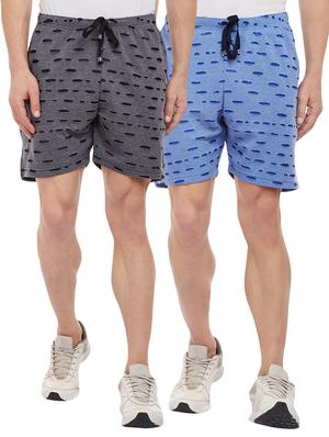 multi colored cotton shorts - 15113885 - Standard Image - 1