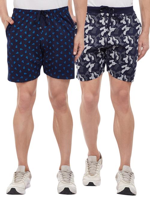 multi colored cotton shorts - 15113892 - Standard Image - 1