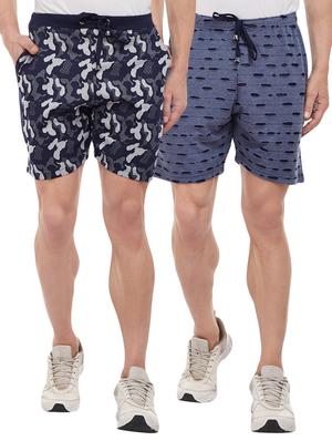 multi colored cotton shorts - 15113896 - Standard Image - 1