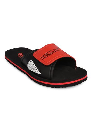 red leatherette slip on flip flops - 15113908 - Very Small Image - 1
