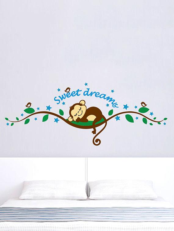 Art Sweet Monkey Wall Sticker - 15114178 - Zoom Image - 1