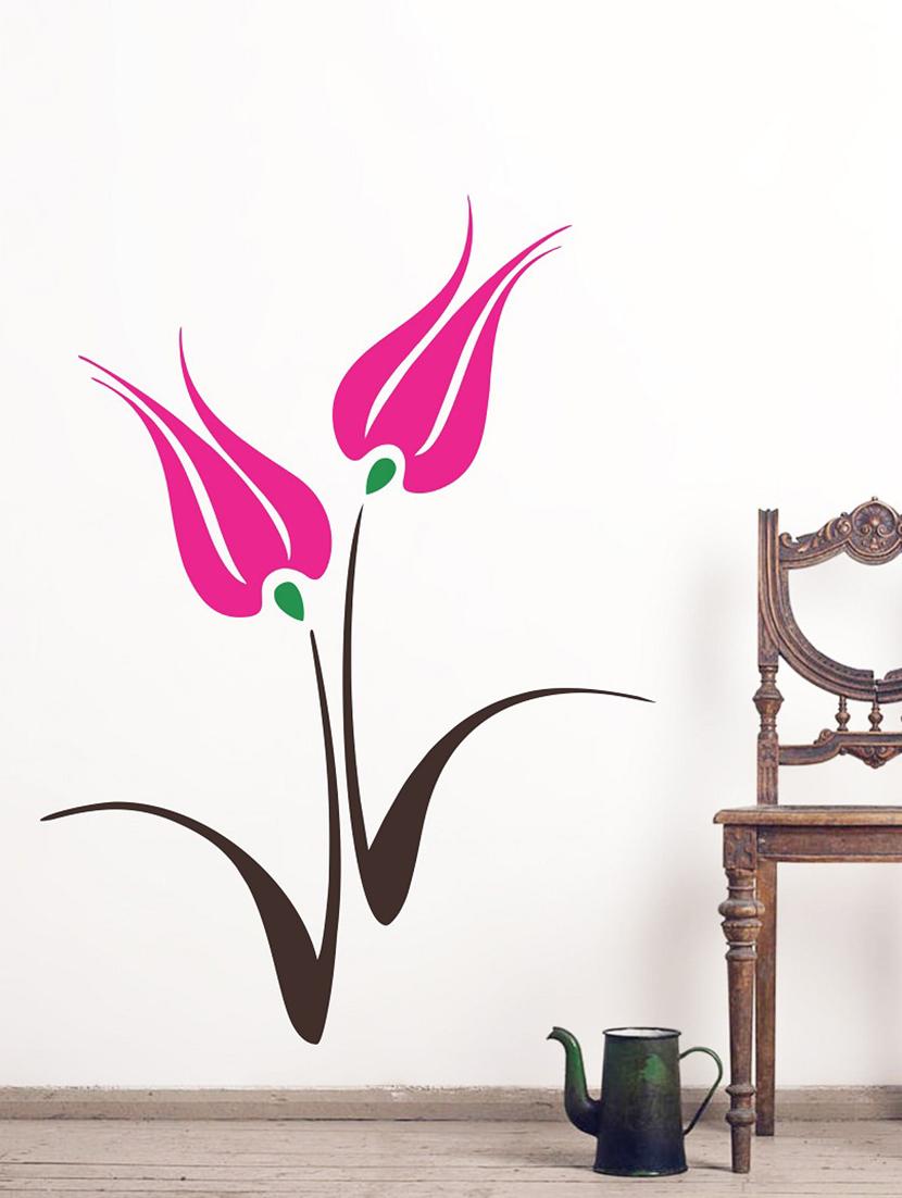 art tulip flower wall sticker - 15114197 - Zoom Image - 1