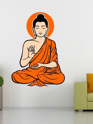 Art Yogi Buddha Wall Sticker - 15114206 - Standard Image - 1
