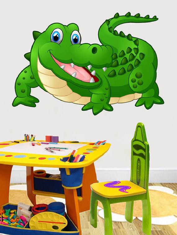 Happy Crocodile Wall Sticker - 15114261 - Zoom Image - 1