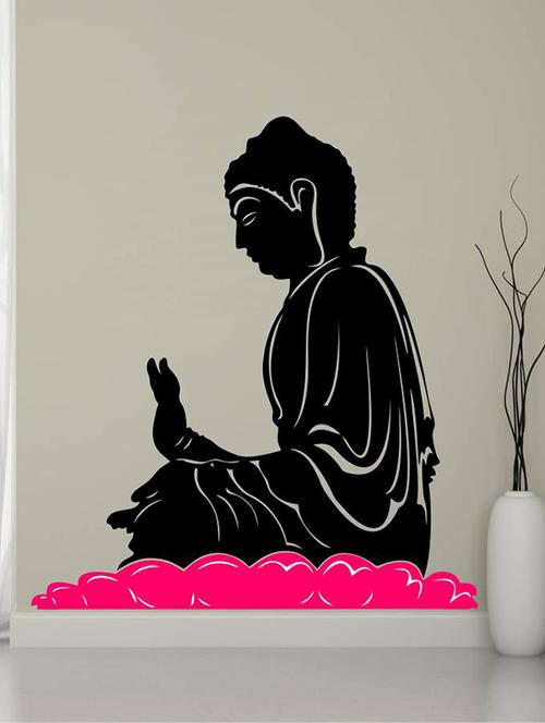 Buddha in Meditation Wall Sticker - 15114280 - Standard Image - 1