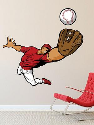 Baseball Player Wall Sticker - 15114315 - Standard Image - 1