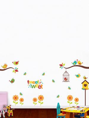 Bird In Nest Wall Sticker - 15114333 - Standard Image - 1