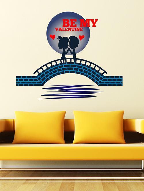 Valentine On a Bridge Wall Sticker - 15114340 - Standard Image - 1