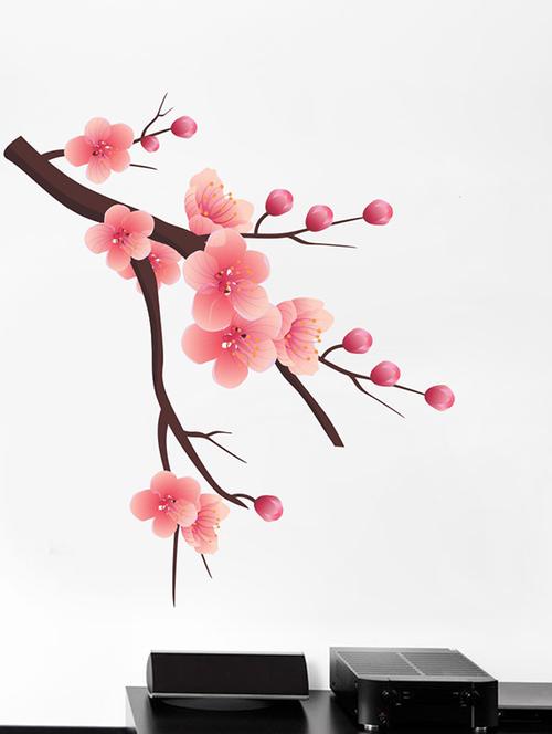 Branch with Flowers Wall Sticker - 15114363 - Standard Image - 1