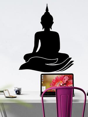 palm budhha Wall Sticker - 15114382 - Standard Image - 1