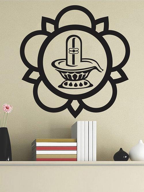 Lotus Shiva Wall Sticker - 15114401 - Standard Image - 1