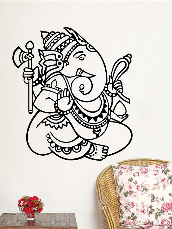 Ganpati Wall Sticker - 15114426 - Zoom Image - 1