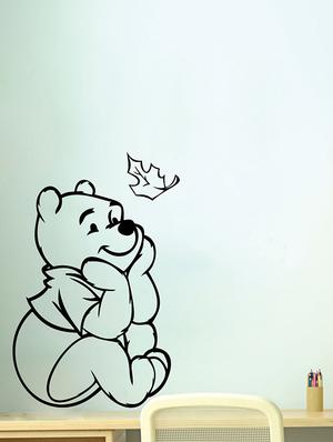 CUTE POOH Wall Sticker - 15114430 - Standard Image - 1