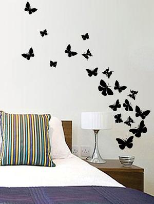 Flying Butterfly Wall Sticker - 15114431 - Standard Image - 1