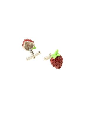 red micro fiber tie, pair of cufflinks , 2 socks and a pocket square - 15114606 - Standard Image - 4