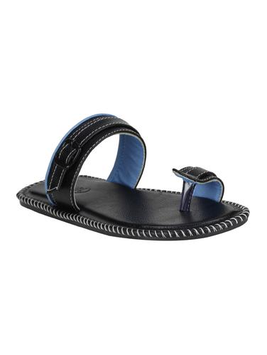 black Leatherette slip on slipper - 15114773 - Very Small Image - 1