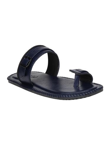 blue Leatherette slip on slipper - 15114775 - Very Small Image - 1