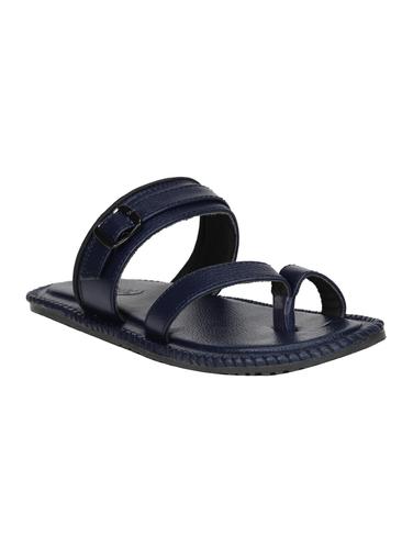 blue Leatherette slip on slipper - 15114787 - Very Small Image - 1