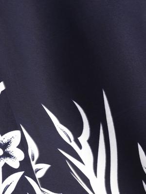 navy blue crepe palazzos - 15114880 - Standard Image - 4