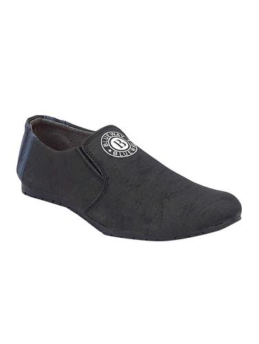 black synthetic slip on sneakers - 15114892 - Very Small Image - 1