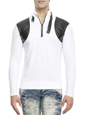 white cotton t-shirt - 15115266 - Standard Image - 1