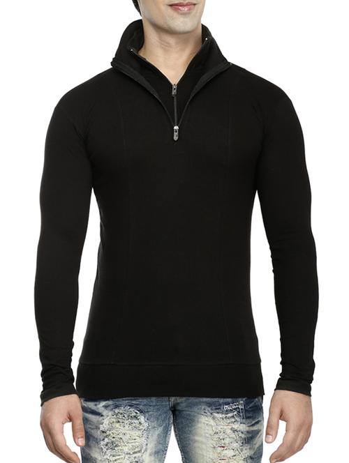 black cotton t-shirt - 15115274 - Very Small Image - 1