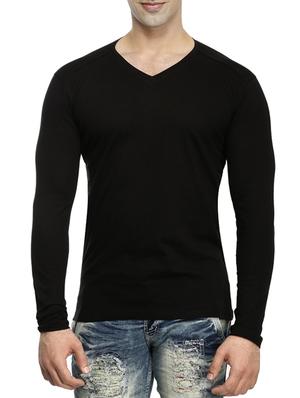 black cotton t-shirt - 15115287 - Standard Image - 1