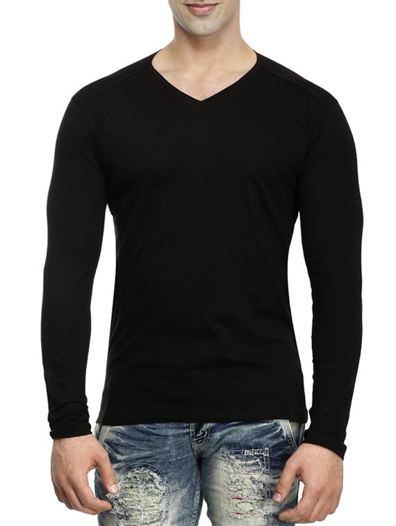 black cotton t-shirt - 15115287 - Zoom Image - 1