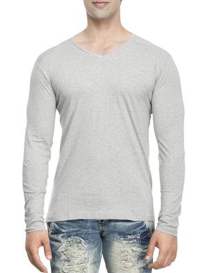 grey cotton t-shirt - 15115292 - Standard Image - 1