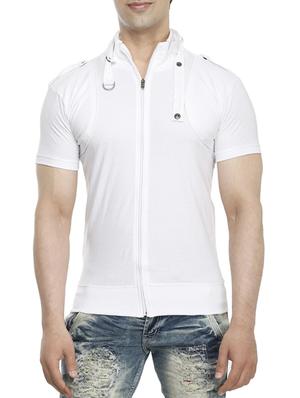 white cotton t-shirt - 15115302 - Standard Image - 1
