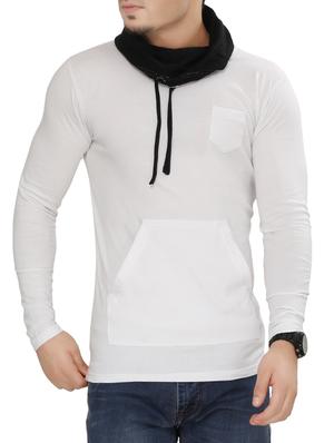 white cotton pocket t-shirt - 15115309 - Standard Image - 1