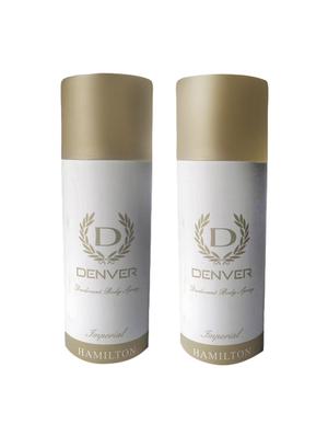 Denver Denver Hamilton Imperial Deodorant Body Spray 165ML (Pack of 2) - 15115329 - Standard Image - 1