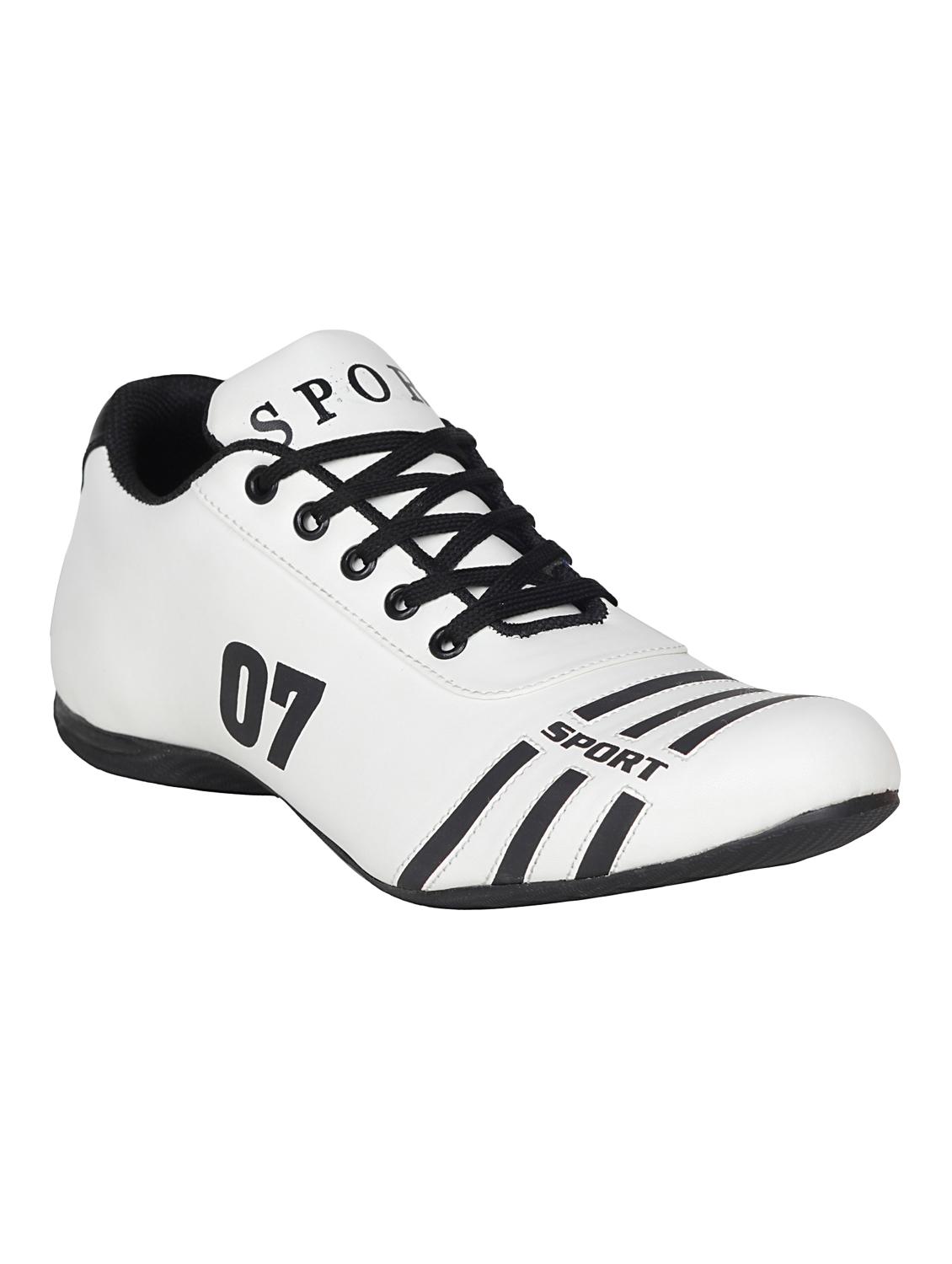 white leatherette sport shoe - 15115666 - Zoom Image - 1