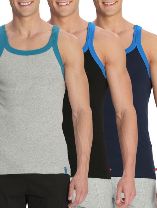 multi color cotton vest - 15115888 - Very Small Image - 1