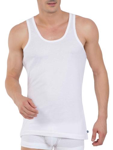 white cotton vest - 15115897 - Very Small Image - 1