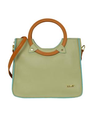 green leatherette regular sling bag - 15116747 - Standard Image - 1