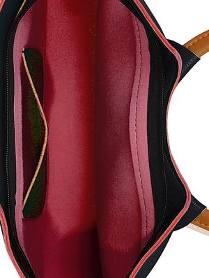 black leatherette regular sling bag - 15116748 - Standard Image - 3