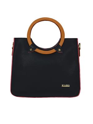 black leatherette regular sling bag - 15116748 - Standard Image - 5