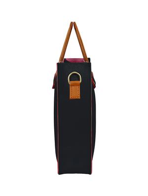 black leatherette regular sling bag - 15116748 - Standard Image - 6