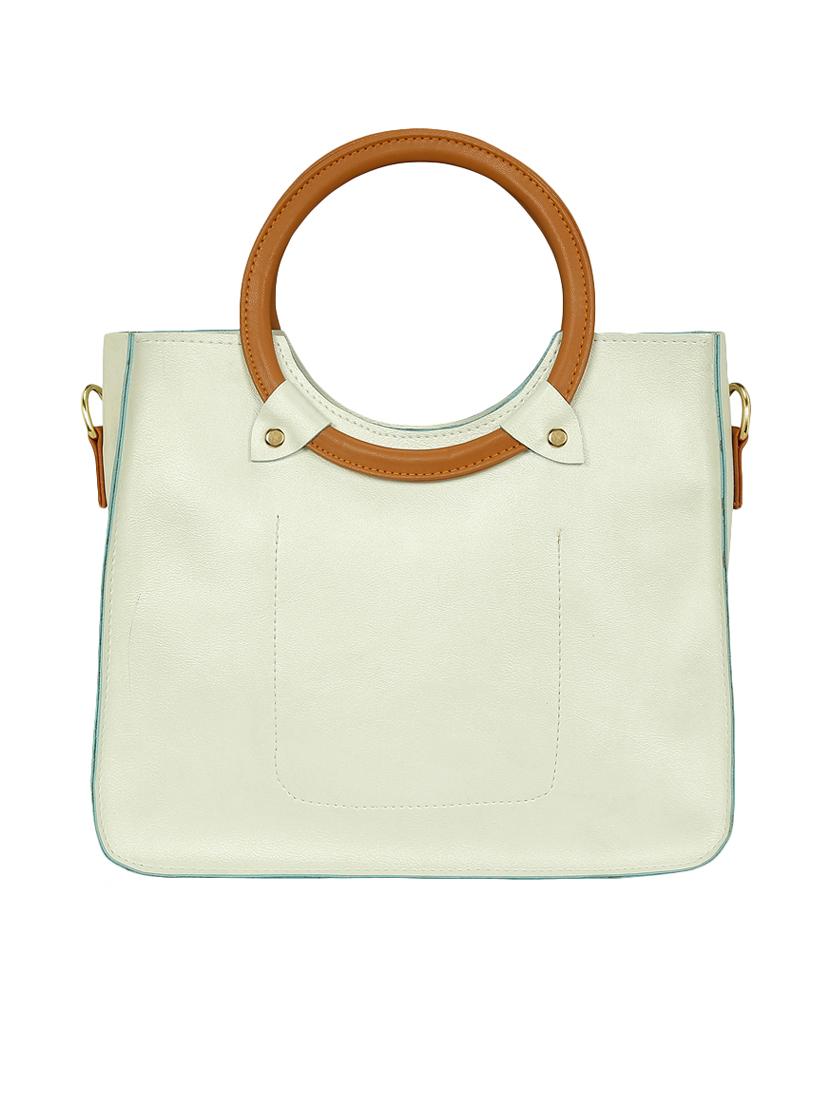 white leatherette regular sling bag - 15116752 - Zoom Image - 2