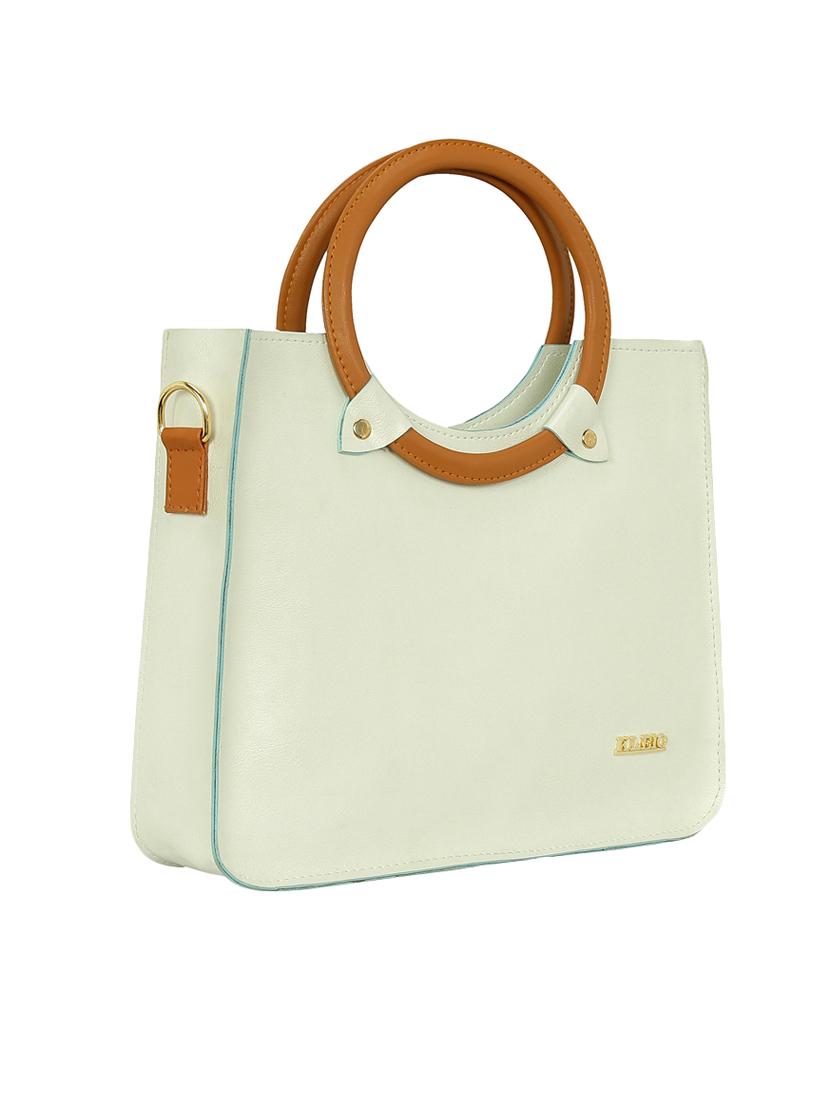 white leatherette regular sling bag - 15116752 - Zoom Image - 4