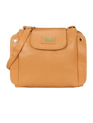 pink leatherette regular sling bag - 15116761 - Standard Image - 1