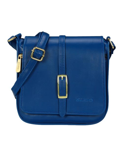 blue leatherette regular sling bag - 15116768 - Standard Image - 1