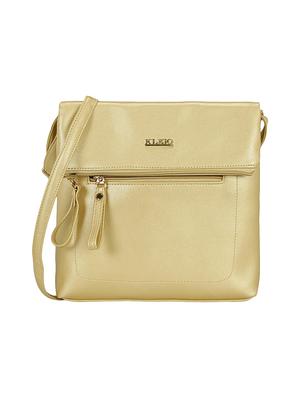 gold leatherette regular sling bag - 15116774 - Standard Image - 1