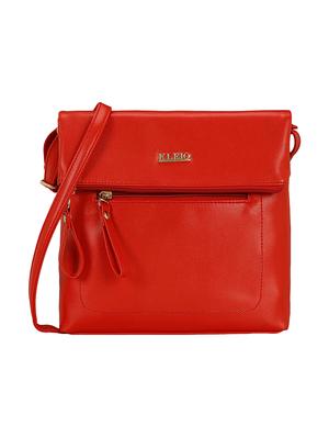 red leatherette regular sling bag - 15116775 - Standard Image - 1