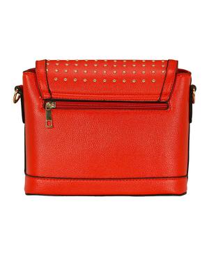 red leatherette regular sling bag - 15116776 - Standard Image - 2