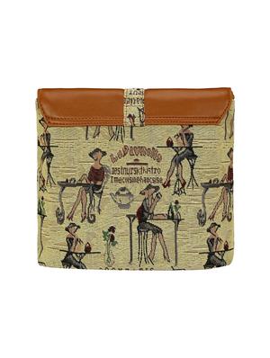brown leatherette regular sling bag - 15116777 - Standard Image - 2