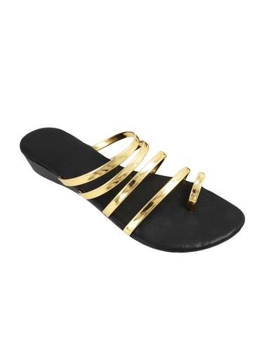gold one toe wedge - 15116790 - Very Small Image - 1