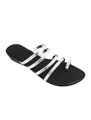silver one toe wedge - 15116791 - Standard Image - 1