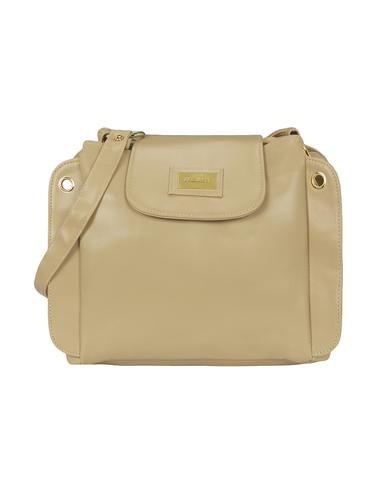 cream leatherette regular sling bag - 15116983 - Very Small Image - 1